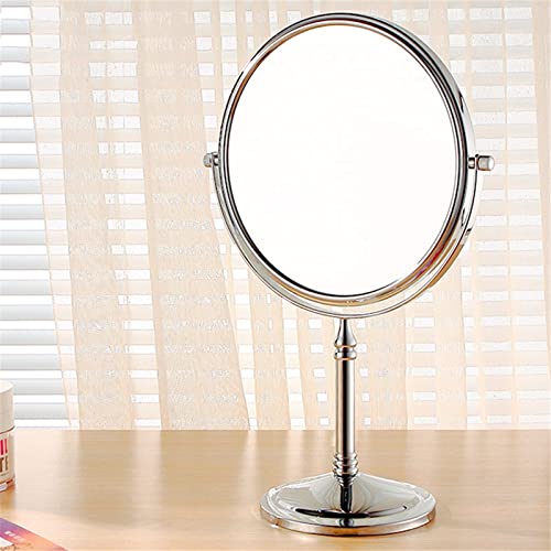 Espejo para maquillaje de mesa redondo 8 pulgadas doble faz miniatura 5