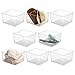 mDesign Plastic Home Storage Basket Bin with Handles for Organizing Closets, Shelves and Cabinets in Bedrooms, Bathrooms, Entryways and Hallways - Store Sweaters, Purses - 8" High, 8 Pack - Clear
