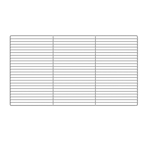 WUJIHE Rejilla cuadrada para barbacoa, parrilla cuadrada para barbacoa, parrilla de acero inoxidable, marco de refrigeración para horno, malla plana de pollo y pato (40 x 24 cm)