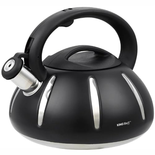 KH-1835 - Hervidor de agua con flauta (acero inoxidable, 3,0 L)