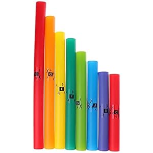 Plastic C Major Diatonische Schaal Set Percussie Tube voor Kids Muziek Verlichting Speelgoed Gift