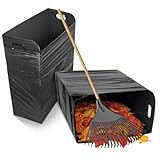 Lawn and Leaf Trash Bag Holder No Assembly Required Holds 30-42 Gallon Bags Easy Open Easy Filling