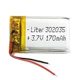 Especificaciones -> Modelo de la batería: 302035 | Tamaño de la batería: 37x20x4 ±0.5mm | Tensión nominal: 3.7V | Batería de energía LiPo (Lithium Ion Battery), Batería recargable de polímero de litio de 3.7V | 1 Celda | Sin conector con protección PCM