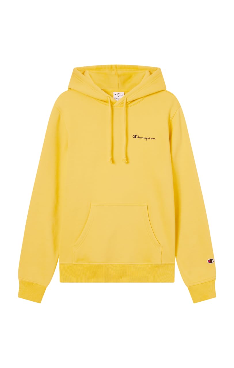 Champion Bluza męska z pluszową podszewką i małym haftowanym logo ikony, 221790