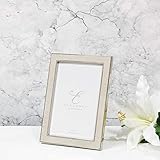 Tiefe: 1,5 cm. Impressions Elegance Bilderrahmen, 10,2 x 15,2 cm, vernickelt, cremefarben, silber