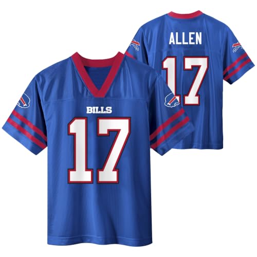 Josh Allen Buffalo Bills #17 Youth 4-18 Blue Home Jersey - Medium 8
