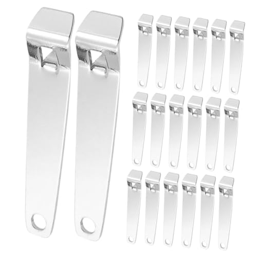 Hemobllo 20 piezas Abridor de Botellas de Acero Inoxidable Abrebotellas Portátil y Multifuncional para Orales y Ampollas Diseño Compacto para Uso Clínicas y Hogar Herramienta Duradera para