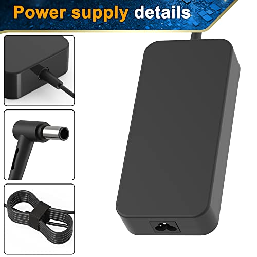 BULL-TECH Replacement for 180W Zephyrus Charger AC Adapter for ASUS Rog Zephyrus ADP-180TB H G14 G15 GA401I GA502 GA502D GA502DU GA502IU GA401 GA401II GA401IV TUF505DT Laptop Power Supply Cord - image 4