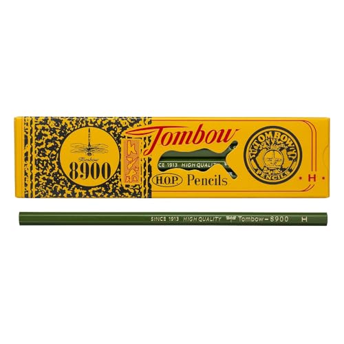 Amazon | トンボ(Tombow) 鉛筆 8900 H 1ダース 8900-H | 鉛筆