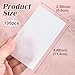 Isslly 100pcs Hair Perm Papers for Short Long Hair, High Toughness Heat-Resistant End Papers for Hair Rollers, Disposable Hair Curling Papers for Professional Hair Salon Shop Home Perm- White