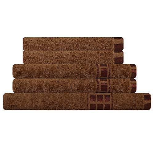Serviette de bain set marron en coton : finissez-en avec le linge rêche