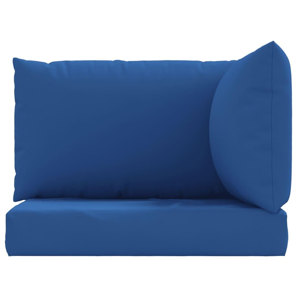 vidaXL 3X Cuscini per Divano su Pallet Spessi Eleganti Morbidi Resistenti Arredi per Esterni Tessili Decorativi Blu in Tessuto Oxford