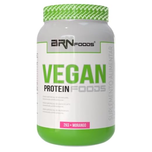 Vegan Protein 2kg - BRN Foods (Morango)