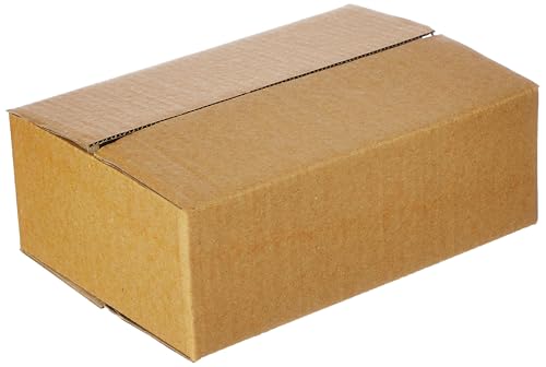 Image of BonKaso 3 Ply Corrugated Boxes for Packaging | 10 inchx7 inchx3.5 inch (Pack of 100) | Brown Cardboard Packing Box for Shipping, Moving & Storage | Cartons for Courier & Goods Transportation