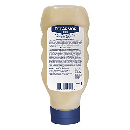 PetArmor-Plus-Flea-and-Tick-Shampoo-for-Dogs-Oatmeal-Flea-Shampoo-Kills-Fleas-Ticks-and-More-Tropical-Breeze-Scent-18oz - Cucciolini Doodles PetArmor-Plus-Flea-and-Tick-Shampoo-for-Dogs-Oatmeal-Flea-Shampoo-Kills-Fleas-Ticks-and-More-Tropical-Breeze-Scent-18oz
