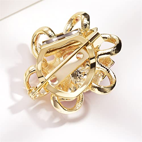Dames bijoux corsage épingle à aiguille écharpe accessoires de boucle métal