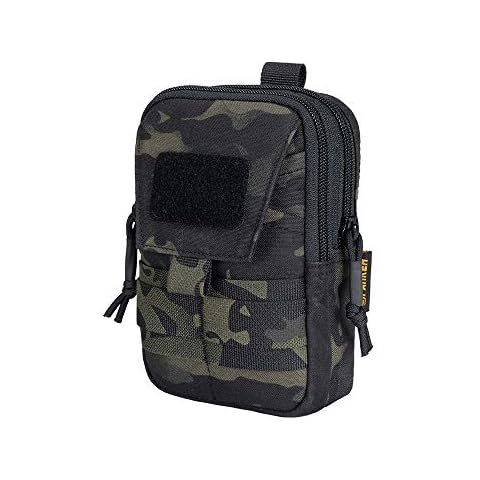 EXCELLENT ELITE SPANKER Tactical Molle EDC Pouch Tool Holder for Sports Hiking Camping Traveling(Mutlicam Black) Cover