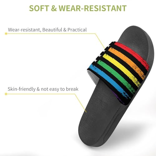 Chicago City Flag PVC House Slippers for Men Women Non Slip Outdoor Sandals Home Shoes3