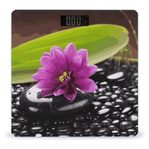 Báscula digital para baño con pantalla grande y alta precisión miniatura 1