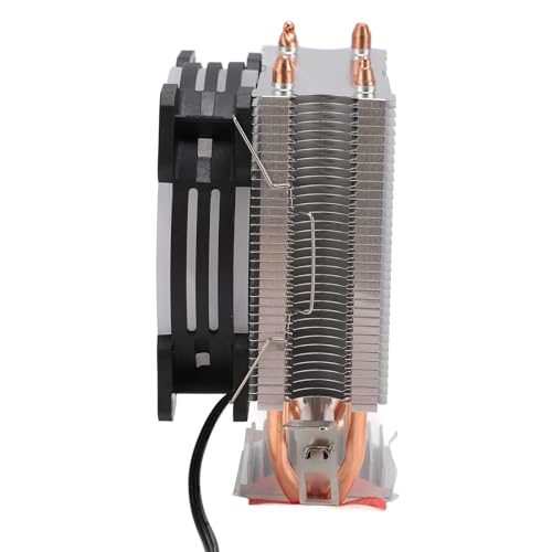 Enfriador de CPU de Perfil bajo, Be Quiet Enfriador de CPU Ventilador de CPU 90 Mm 48 Cfm 1800PRM 2 Tubos de Calor de Cobre Iluminación RGB Ventiladores de Refrigeración de CPU - imagen 7