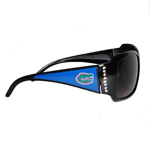 Florida Gators Black Sunglasses with Logo and Crystal Clear Rhinestones for Ladies