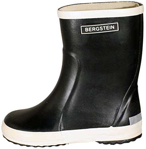 Bergstein Unisex-Kinder Rainboot Gummistiefel, Schwarz (Black)