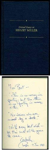 Critical Essays On Henry Miller