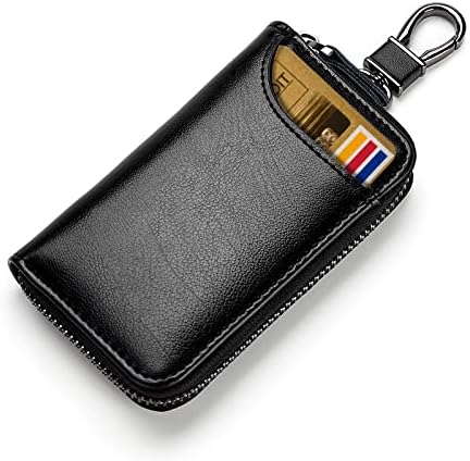 Amazon キーケース スマートキーケース メンズ 本革 カードキーケース 車キーケース 外側ポケット カード入れ 防水 小さいカラビナ付き キーケース Amazon キーケース スマートキーケース メンズ 本革 カードキーケース 車キーケース 外側ポケット カード入れ 防水 小さいカラビナ付き キーケース