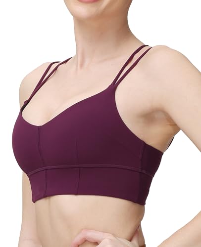 Image of MotoRun Bralettes for Women, Strappy Sports Bra Push up Bralette Sexy Bras Rave Top