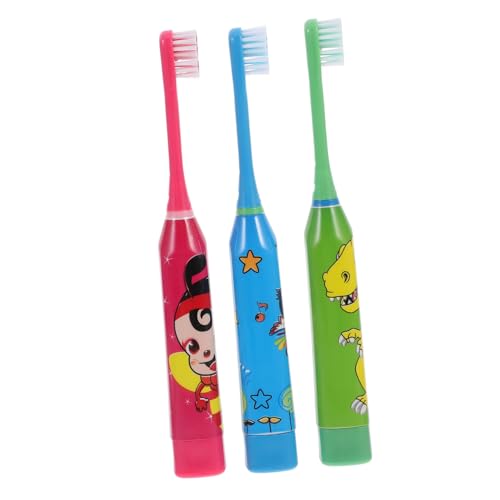 Beatifufu Cepillo de Dientes Eléctrico Infantil Sónico con Colores Surtidos Cerdas Suaves Protección de Encías y Tecnología de Vibración Acústica para Limpieza y Cuidado Bucal Diario