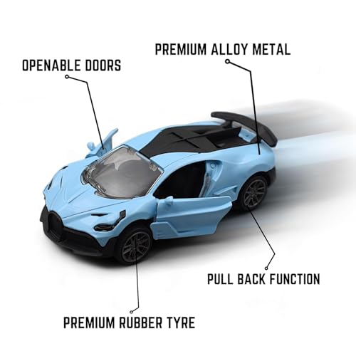 Image of Stylbase die cast Pull Back Cars for Kids 10 Cm Alloy Metal car Kids Toys for 2 - 5 Years | Vehicles Toys with Openable Door Games for Boys Playtime Adventures Birthday Gift
