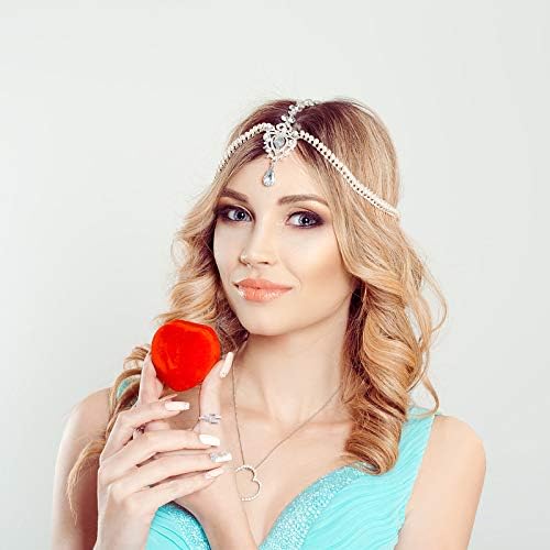 FUTIMELY Initial Letter Ring Alphabet Ring A-Z Silver Crystal Open Adjustable Personalized Initial Ring for Women - Image 3