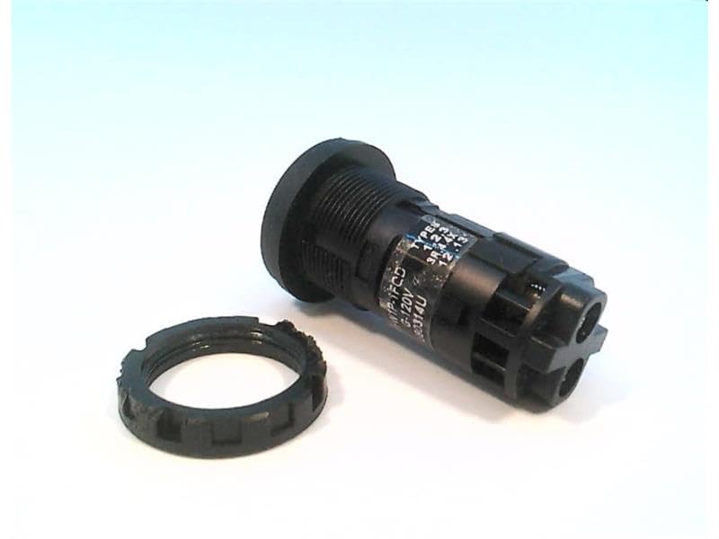 IDEC HW1P-1FQD-G-120V 120 V AC/DC, 22 MM Diameter, Assembly, Finger Safe, Flush, Full Voltage, Green, HW Series, LED LAMP, Pilot Light, Round Plastic Bezel
