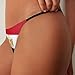 Zakqeik Women's Low Rise Micro T-Back Egyptian Flag Thong,Fashion Ladies Underwear Panties for Women Girls S
