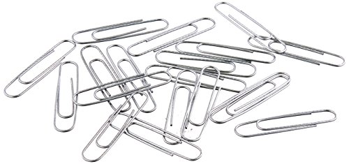 image for Amazon Basics Jumbo Size Office Paper Clips, Non Skid, 1000 Count (10 