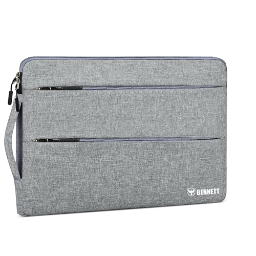 Bennett Nylon Drax Laptops, Tablets Laptop Bag Sleeve Case Cover Pouch for 13.3 inches Laptop Apple/Dell/Lenovo/ASUS/Hp/Samsung/Mi/MacBook/Ultrabook/Thinkpad/IdeaPad/Surfacepro Grey (Drax Sleeve) (B0D6NRYGFT) Amazon Price History, Amazon Price Tracker