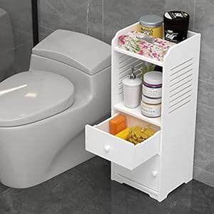 Reriibathroomstoragecabinetsmallfloorbathroomorganizerfreestandingsidetoiletcabinetwithdraweranddoorwhite  Urban Country Home Decor Rerii bathroom storage cabinet small floor bathroom organizer free standing side toilet cabinet with drawer and door white  urban country home decor