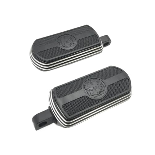 Repose-pieds Harley Skull Peg Noir 1984-2017 Moto Custom