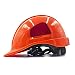 Produktbild H-O Schutzhelm Arbeitshelm, Schutzhelm, sehr Leichter Bauhelm Bauarbeiterhelm mit Belüftung Hard hat,Orange