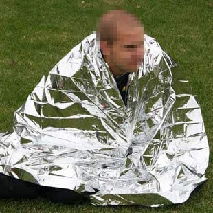 Surla 5 Pcs Outdoor First Aid Blanket Emergency Blanket Survival Blanket Insulation Blanket Sunscreen Blanket Outdoor Products