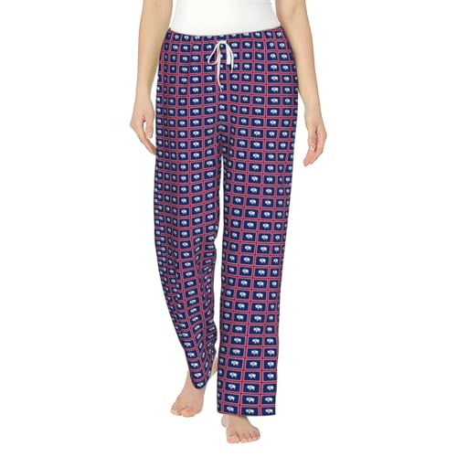 Pantalon de pyjama femme doux contre le froid hivernal - Vêtement de nuit douillet pour la maison