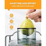 GDOR 800W Juicer Machine, 3” Wide Feed Chute, Dual-Speed Centrifugal Juicer for Fruits & Vegetables, Anti-Drip Function, BPA-Free, Easy to Clean with Brush, White - Image 3