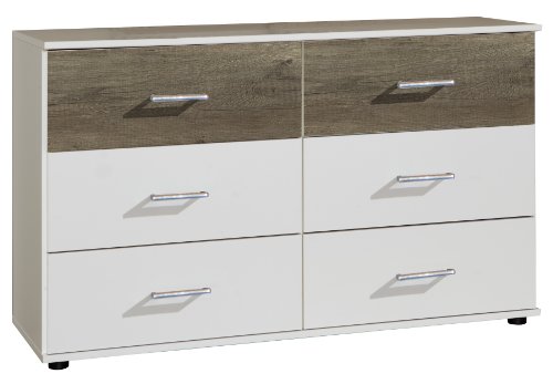 Wimex 773705 Kommode Menorca, sechs extragroße Schubkästen für viel...