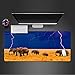 Produktbild Sxkdyax Mauspad Afrikanischer Elefant Mauspad für ultradünne Tastatur Büro Computer Spiel Pad Spieler Beistelltisch mats-90CMX40CM