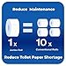 Commercial toilet paper - Jumbo toilet paper rolls -3,600 FT Industrial 3-Ply 9” Bulk Large Roll for Standard Jumbo Dispenser -100% Recycled Fibers-Soft and Absorbent Bathroom Tissue -6 Roll Case Pack