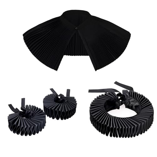Collar con volantes de moda desmontable para renovar prendas básicas sin arrugas