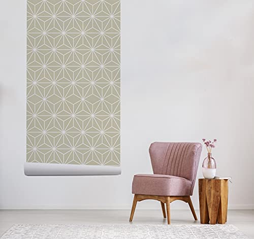 Papier peint géométrique 250x250cm pour une cuisine moderne - 5