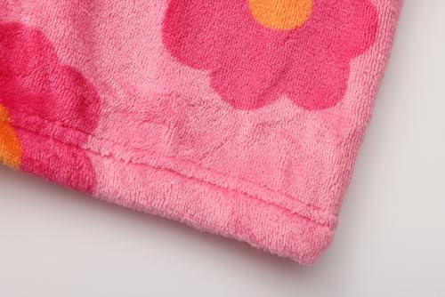 Image of Kids Hooded Bathrobe Girls Soft Plush Hooded Flannel Pajamas Sleepwear Boys Spa Robe