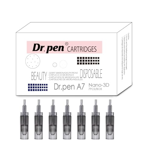 Cartouches Dr. Pen A7 Nano pour un soin visage hebdomadaire effet peau lisse à la maison