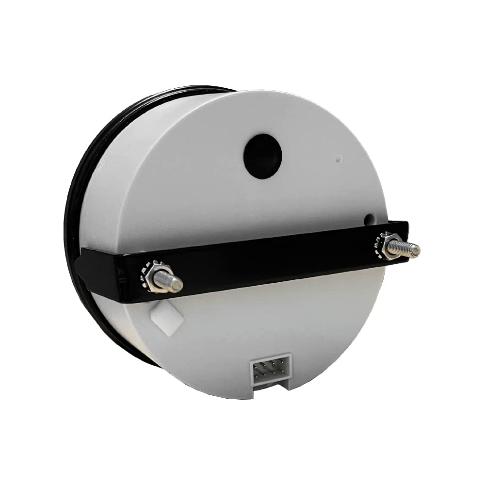 ELING Tachimetro con segnale a impulsi impermeabile da 85 mm 0-120 km/h Contachilometri Tachimetro Display Calibro 12 24 Volt per camion Furgoni Navi RV SUV